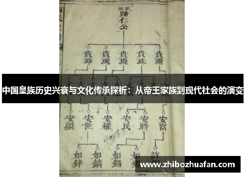 中国皇族历史兴衰与文化传承探析：从帝王家族到现代社会的演变